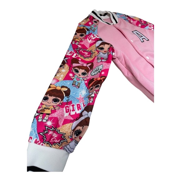 Little girls graphic bomber jacket - Picture 3 of 10